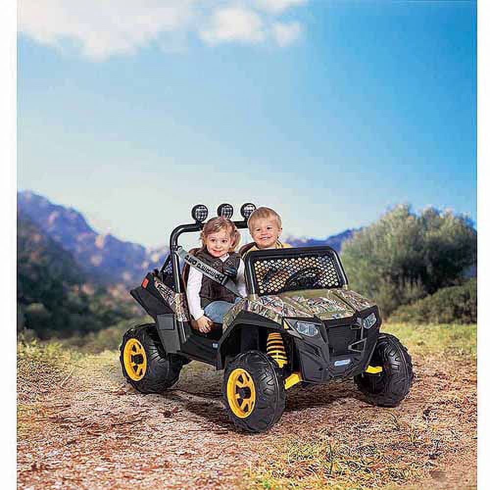Peg Perego Polaris RZR 900 12 Volt Battery Powered Ride On Camo Walmart