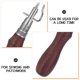 thumbnail image 5 of 1 juego de herramientas de cuero manuales Kit de herramientas de cuero hechas a mano DIY herramienta de costura manual Se, 5 of 6