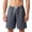 #0139-Gray, variant on Qiyinn Mens Lounge Sweat Shorts, Casual Elastic Waist Gym Workout Shorts with Drawstring