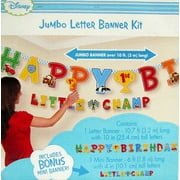 Cars 1st Birthday Jumbo Letter Banner Kit (1ct)