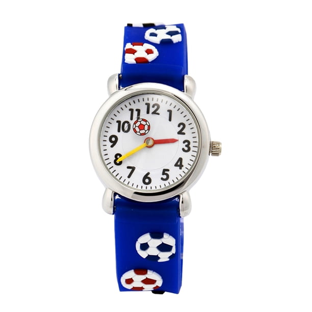 KAKOWELY 1 reloj de pulsera impermeable para niños, reloj de pulsera con dibujos animados, elegante reloj de pulsera para niños.