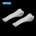 thumbnail image 3 of Unique Bargains Lot de 100 Pinces Crocodiles en Plastique Durable, 1,54 Pieds Pinces à Chemise en Forme de U Blanches Pinces à Linge, 3 of 5