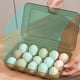 thumbnail image 4 of Huevera para refrigerador | Cajón organizador apilable para 15 huevos | Contenedor de plástico transparente para guardar huevos, ideal para refrigerador, congelador y camping, 4 of 7
