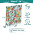 thumbnail image 3 of FORMRS 3 Ring Binder 1.5 inch with Pockets Clip Board 200 Sheets Capacity, Various Tomatoes, 3 of 8