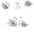thumbnail image 6 of Mornei 2Pcs Swan Sculpture Statues Swan Shaped Decorative Clearance Wedding Anniversary white, 6 of 9