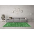 thumbnail image 3 of Ahgly Company Indoor Round Persian Emerald Green Traditional Area Rugs, 5' Round, 3 of 4