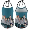 thumbnail image 6 of My Hero Academia Characters Children's One-piece Swimwear Halterneck Swimsuit Summer Beach Girl's Bathing Suits Breathable Beachwear, 6 of 7