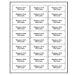thumbnail image 3 of 30 UP Address Labels for Inkjet Printers 1" x 2-5/8", Pack of 4500 Labels, 3 of 10