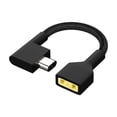 thumbnail image 1 of NATEFEMIN Custom-Fit DC Tip Converter Cable for Razer Blade Pro 17 & 15 Connects Slim Square Female to 3 Pin Male, 1 of 6