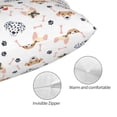 thumbnail image 3 of Kdxio Cotton Pillow Cases 16"x24" Pillowcases,Soft and Breathable Bedroom Pillow Cases-Cute Cartoon Dogs-No Pillow Core, 3 of 5