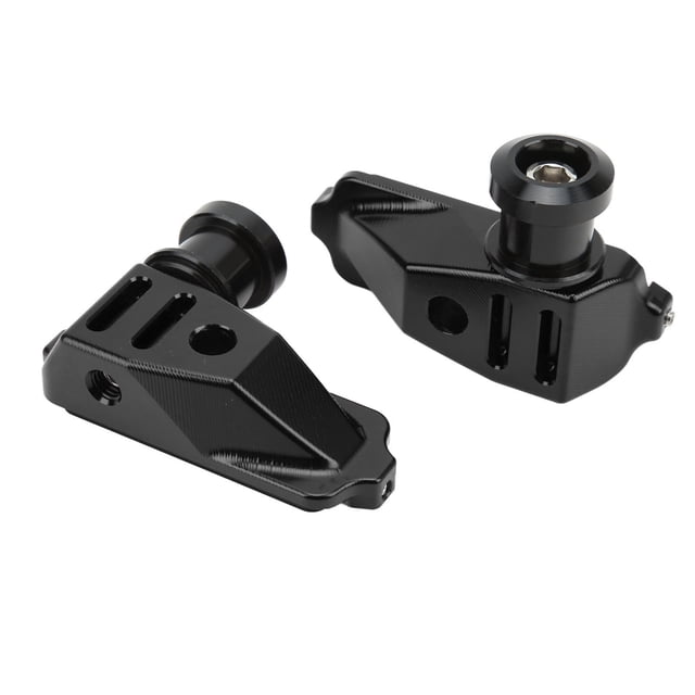 Bloques del eje trasero de la motocicleta Ajustador de cadena Reemplazo de aleación de aluminio para CB500F CB500X CBR500R 2013-2016Negro