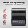 thumbnail image 4 of Portable 80mm Thermal Receipt Printer Bill POS Mobile Printer with Rechargeable Battery Support ESCPOS Compatible with Android iOS Windows for Restaurant Supermarket Kitchen Office Small, 4 of 7