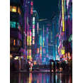 thumbnail image 1 of Qisvanset 12x16 Inch Fantasy Train Cloud City Canvas Print Wall Art, 1 of 5