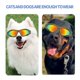 thumbnail image 3 of Gafas para perros de raza mediana y grande, gafas de sol para perros con protección UV con almohadilla de esponja y correa ajustable, a prueba de viento y polvo, 3 of 5