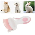 thumbnail image 6 of Durable Cat Shape Pet Grooming Brush for Pet 5.12"x2.36" Pink, 6 of 6