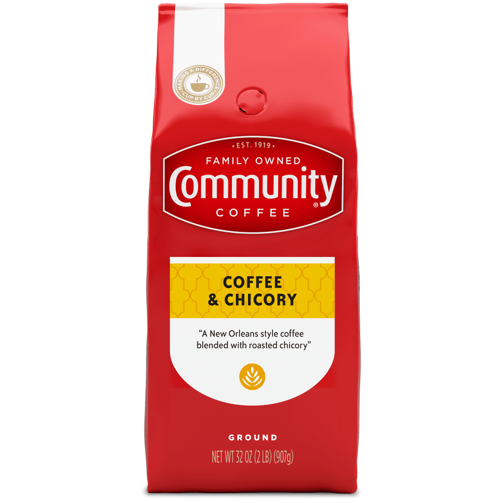 Community® Coffee - Coffee and Chicory Medium-Dark Roast 32 oz Ground Coffee