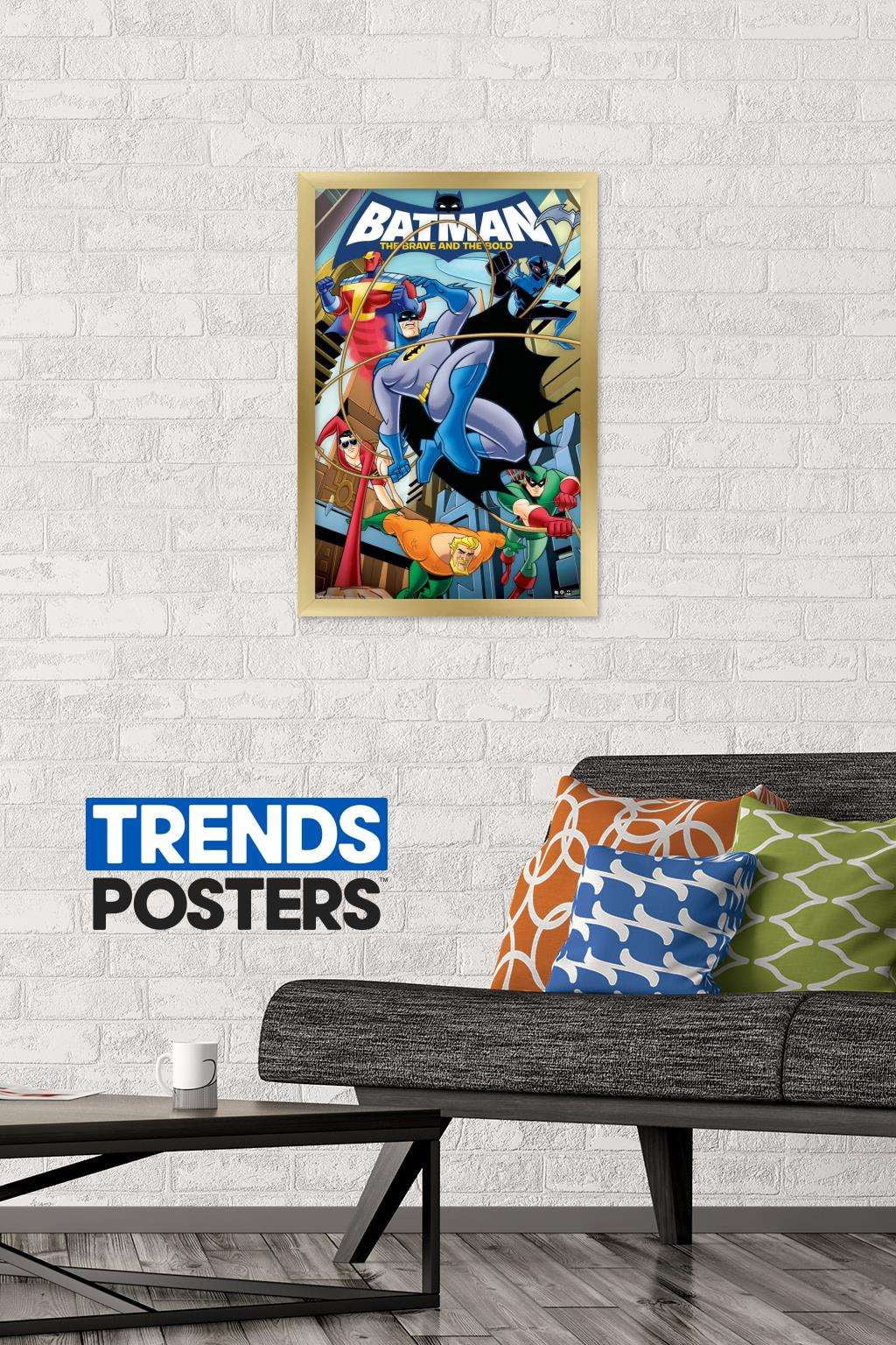 DC Comics - Batman - The Brave and The Bold Wall Poster, 14.725" x 22.375", Framed