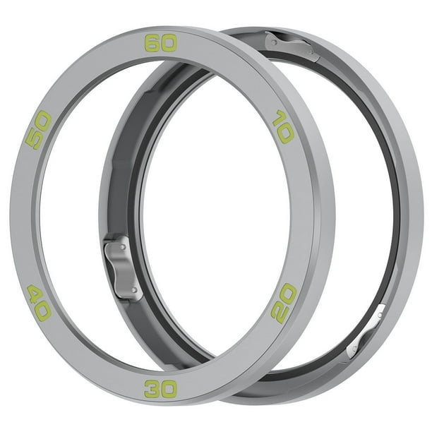 Película Vidrio Tempe Repuesto Con Bisel Metal para CMF Watch Pro 2 (plateado) Rojo Y Verde