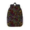 thumbnail image 1 of Easygdp Casino Icons Mochila Ligera de 15 Pulgadas para Estudiantes, Mochila Cómoda para la Escuela y Viajes, Correas Ajustables, 1 of 6