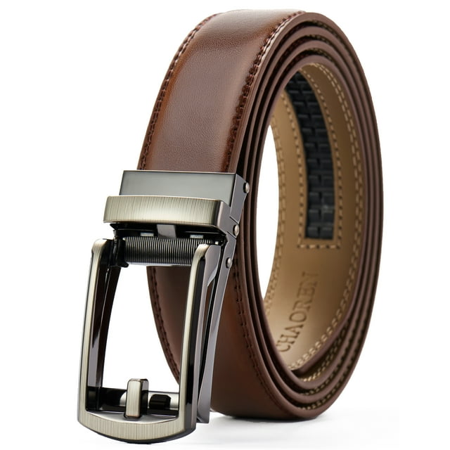Dress Belt for Men, CHAOREN Leather Ratchet Belts 1 1/4