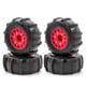thumbnail image 2 of Neumlicos de Rueda RC RC NeumilarS RC Reemplazo de 4 piezas para 1/10 Camiones de Plato Corto 727 Slash K1 RC Car RC, 2 of 7