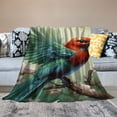thumbnail image 2 of Creowell Bird Branch Flowers Print Throw Blanket for Bed Couch Car - All Seasons Long-lasting Blanket for Kids and Adults 40x50in, 2 of 6