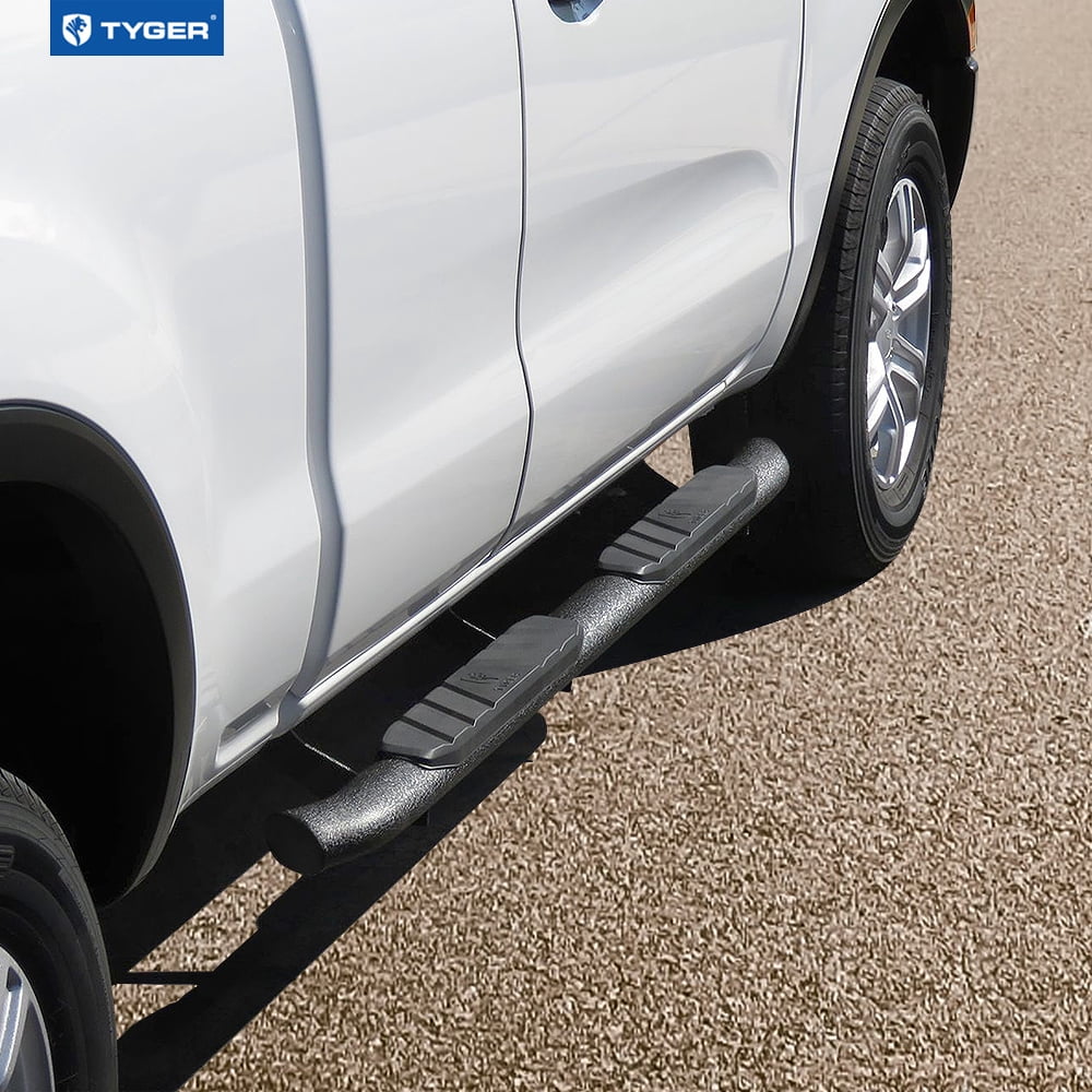 Tyger Auto 3.5" Rider Running Boards Compatible with 2019-2023 Ford Ranger | Supercab | TG-SS2F35138 | Side Step Rail Nerf Bars
