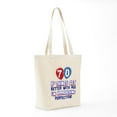 thumbnail image 7 of CafePress - 70 Year Old Birthday Designs Tote Bag - Unisex Canvas Tote Bag, Beige, 1-Piece, 7 of 7