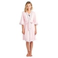 thumbnail image 2 of Casual Nights Women's Sleepwear 2 Piece Nightgown and Robe Set - Pink - X-Large, 2 of 2