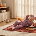 thumbnail image 6 of Beilxfa Baby Girl Newborn Clothes Western Outfit "DADDY'S GIRL" Letter Print Long Sleeve Romper Jumpsuit Infant Fall Winter 2PCS Outfits 0-6M, 6 of 8