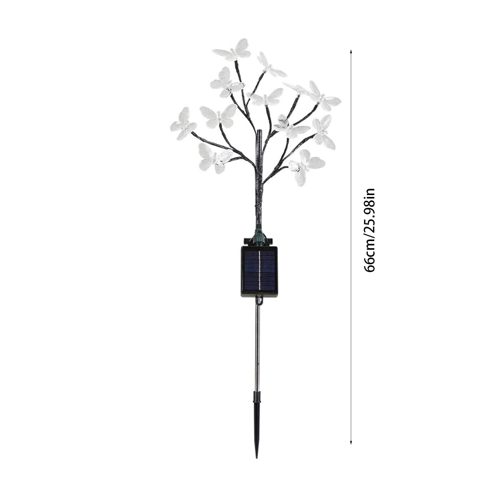 Solar Garden Lights - Solar Butterfly Lights Outdoor Decorations Multi-Color Changing LED Waterproof Stake Lights For Garden Yard Pathway Patio & Lawn Gifts for Mother's Day Mom Women