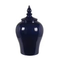 thumbnail image 1 of Privilege 86114 Large Ceramic Lidded Vase - Blue, 1 of 1