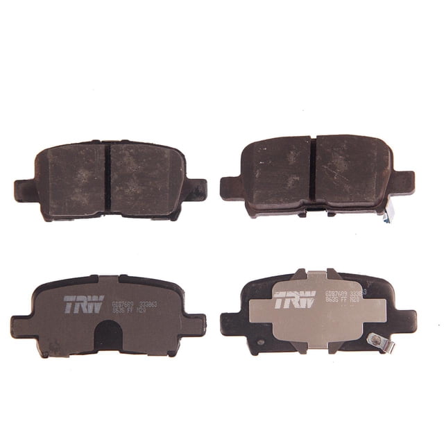 Balatas traseras TRW Mdx 2001 A 2006 Acura Bajos metales