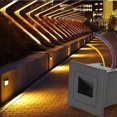 thumbnail image 1 of Lámpara empotrada LED para pared de escalera, resistente al agua, para interiores y exteriores (WW) Ehuebsd Para estrenar, 1 of 8