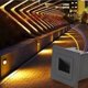 thumbnail image 3 of Lámpara empotrada LED para pared de escalera resistente al agua para interiores y exteriores (WW) JShteea Para estrenar, 3 of 8