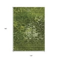 thumbnail image 3 of 10' X 14' Olive Green And Sage Abstract Washable Indoor Outdoor Area Rug, 3 of 5