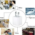 thumbnail image 2 of Vaccessorize Charging Cable & USB Wall Adapter Plug Compatible with iPhone ( 2-Pack, White), 2 of 5