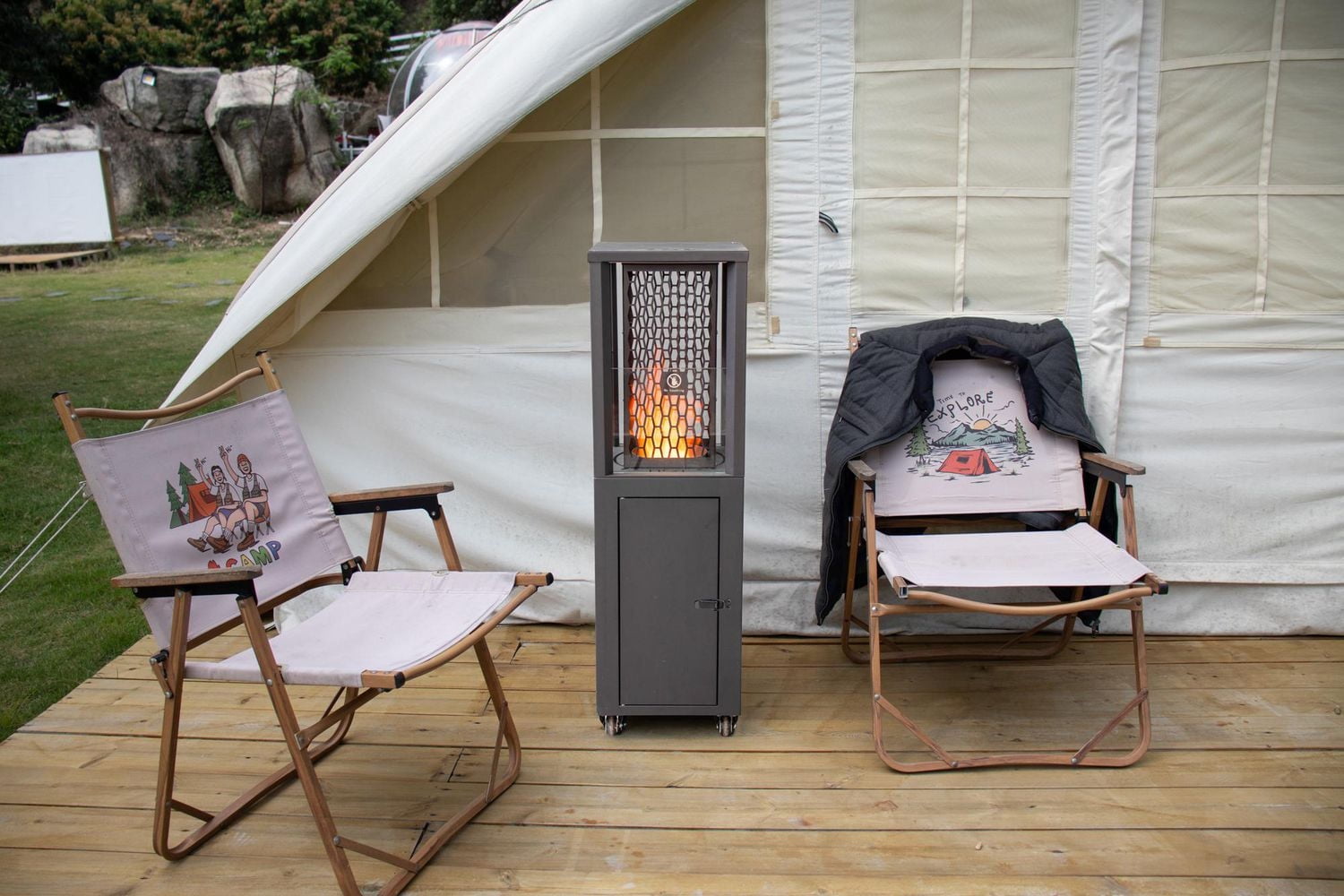 EnerG+ Outdoor Wood Pellet Patio Heater