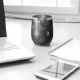 thumbnail image 3 of 12oz Stemless Wine Tumblers Black Eye Moon Crystal Cloud Star Pattern Vacuum Insulated Stainless Steel Travel Tumbler Cups Mug with Lid and Straw for Champaign,Cocktail,Beer with Cleaning Brush, 3 of 5