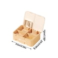 thumbnail image 3 of Plastic Rectangular Divider Cutter, Multi-Purpose Divider Box for Storage and Medication, Compact and Portable Plastic Divider for Easy Dosage, Ideal for Outdoor and Home Use, 3 of 6