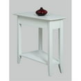 thumbnail image 4 of Convenience Concepts American Heritage Wedge End Table in White Wood Finish, 4 of 8