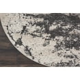 thumbnail image 5 of Nourison Maxell Abstract Ivory/Grey 3'10" x ROUND Area Rug, (4 Round), 5 of 7