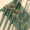 thumbnail image 6 of 13Pcs Makeup Brush Set Soft Fluffy Cosmetic Foundation Powder Eyeshadow Make Up Brush Beauty Tool For Makeup Beginner, Green, 6 of 6