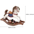 thumbnail image 2 of LRXIYODE 1Set Multi Color Resin Rocking Horse Ornament For Desktop And Tabletop Decor, 2 of 7