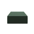 thumbnail image 3 of Novogratz The Flower Kids Ottoman Pouf, Bottle Green Velour, 3 of 9