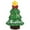 Green, variant on Gymnture christmas Desktop Christmas Tree Resin Mini Xmas Tree Holiday Sculpture Winter Figurine