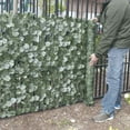 ALEKO Artificial Ivy Leaf Privacy Screen Fence 94x39 inches Pack of