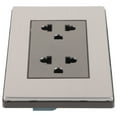 thumbnail image 2 of Espaciador de placa de pared Toma de corriente de pared Cargador USB Toma de pared Enchufe de pared Cubierta de toma de corriente de pared para protección eléctrica de pared, 2 of 8