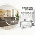 thumbnail image 2 of Heavy Duty Water Resistant Sofa/Couch Cover, Waterproof Plastic Shield Covers for Couch, Vinyl Thick Sofa Cover to Prevent Scratching by Dogs and Cats(Clear), 2 of 9
