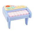thumbnail image 3 of Juguete musical para bebé con luces, sonidos, regalo de cumpleaños, teclado electrónico portátil, teclado de piano musical para niños de 1 año y niñas Azul CUTICAT teclado piano, 3 of 8